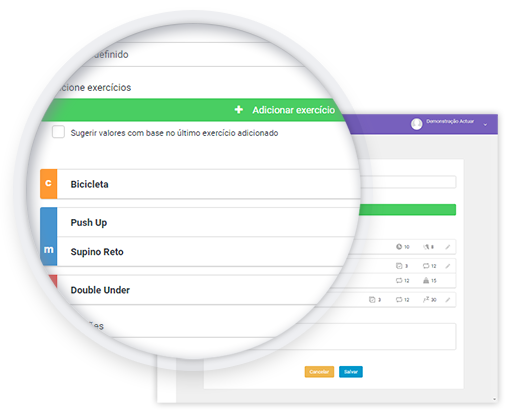 Séries de exercícios